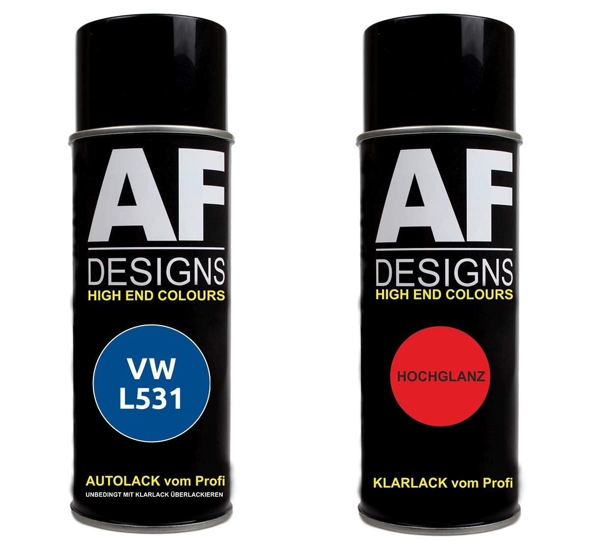 Autolack Spraydose Set geeignet für VW/Volkswagen Königsblau L531 Basislack Klarlack Sprühdose 400ml Autolack Spraydose Set geeignet für VW/Volkswagen Königsblau L531 Basislack Klarlack Sprühdose 400ml von Alex Flittner Designs