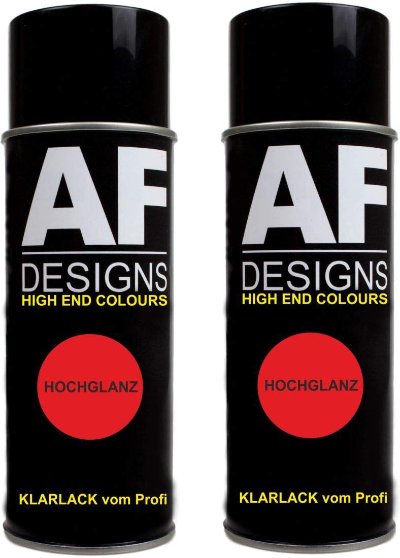 Klarlack 2 Spraydosen glänzend Hochglanz Lackspray Kratzfest UV Schutz Autolack von Alex Flittner Designs
