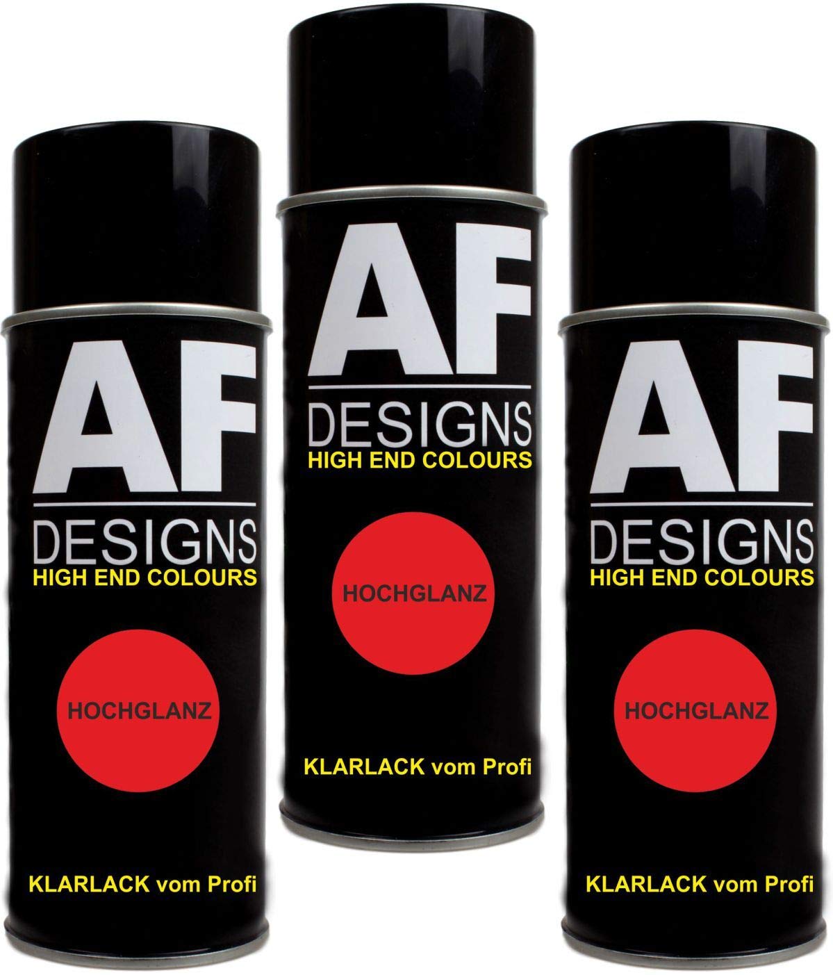 3 Klarlack Spraydosen glänzend Hochglanz Lackspray Kratzfest UV Schutz Autolack von Alex Flittner Designs