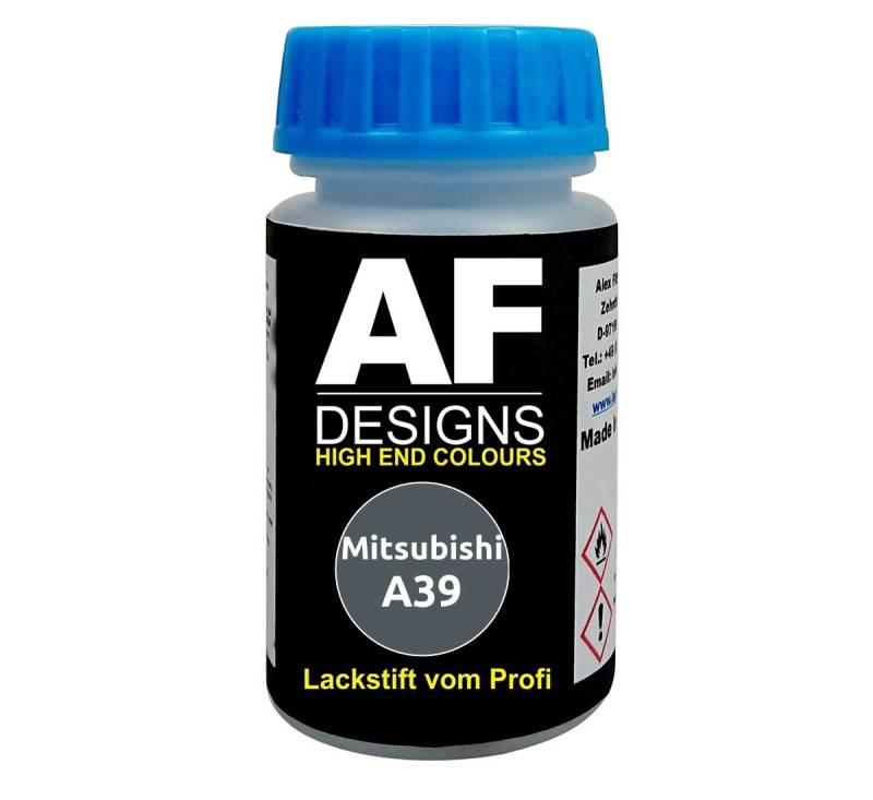 Alex Flittner Designs Lackstift für Mitsubishi A39 Med. Purplish Grey Perl schnelltrocknend Tupflack Autolack von Alex Flittner Designs