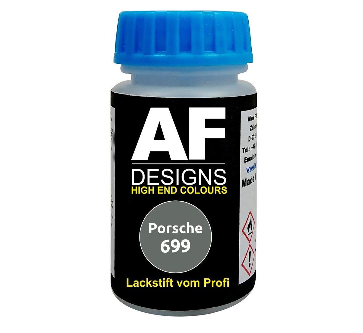Lackstift für Porsche 699 Felsengrün Metallic schnelltrocknend Tupflack Autolack von Alex Flittner Designs