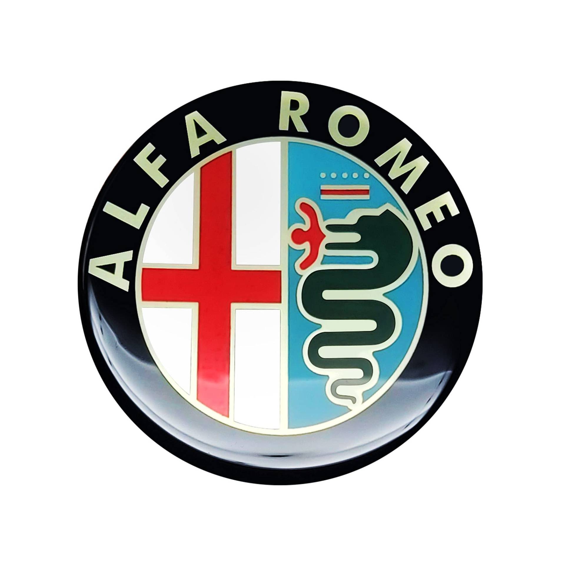 Alfa Romeo 21849 Aufkleber 3D Offiziellen Logo Old 58 mm von Alfa Romeo