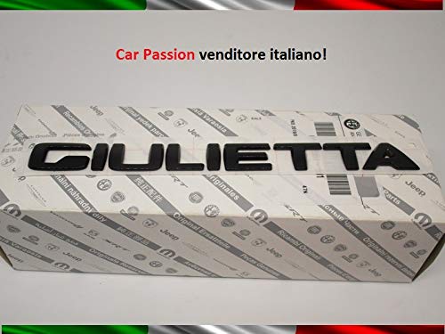 Schriftzug Wappen Alfa Romeo Giulietta My 2016 schwarz glänzend Original hinten Logo Sigla Friaggio von Alfa Romeo