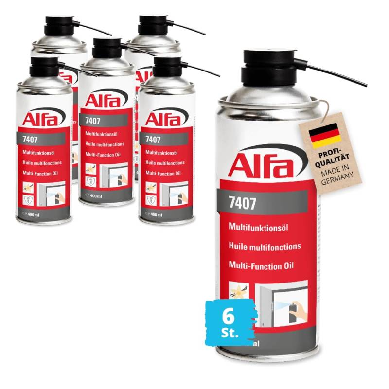 Alfa 6X Multifunktionsöl universell einsetzbar hervorragende Schmiereigen"schaften effektive Rostentfernung von Alfa
