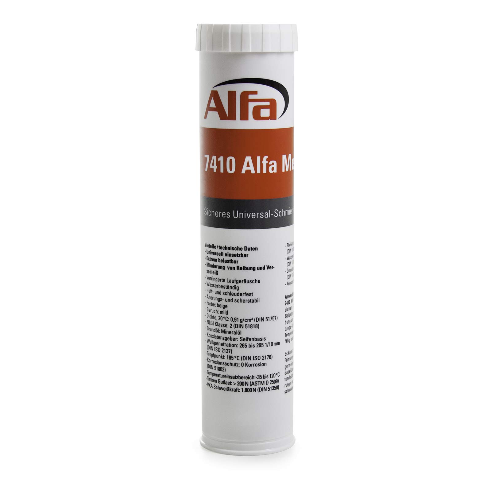 Alfa Mehrzweckfett 400 ml Profi-Qualität universell einsetzbares Lithiumfett, Schmierfett, Langzeitfett - schützt Motoren vor Korrosion und Alterung, temperaturbeständig von Alfa