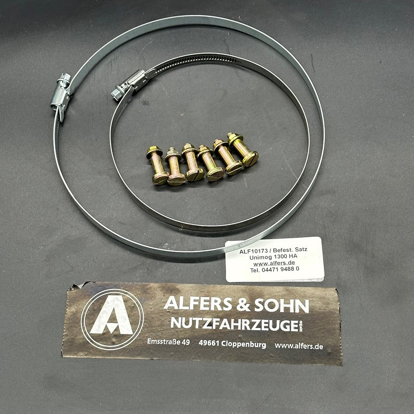 Befestigungssatz Schubrohrmanschette U1300L Hinterachse Befestigungssatz Schubrohrmanschette U1300L Hinterachse von Alfers & Sohn Nutzfahrzeuge GmbH