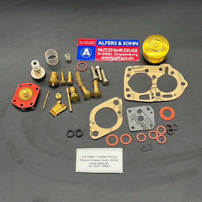 Reparatur Kit Vergaser Typ Solex 32 PBIC, Jeep, L Zylinderkopf Motor MCS 1026 Reparatur Kit Vergaser Typ Solex 32 PBIC, Jeep, L Zylinderkopf Motor MCS 1026 von Alfers & Sohn Nutzfahrzeuge GmbH