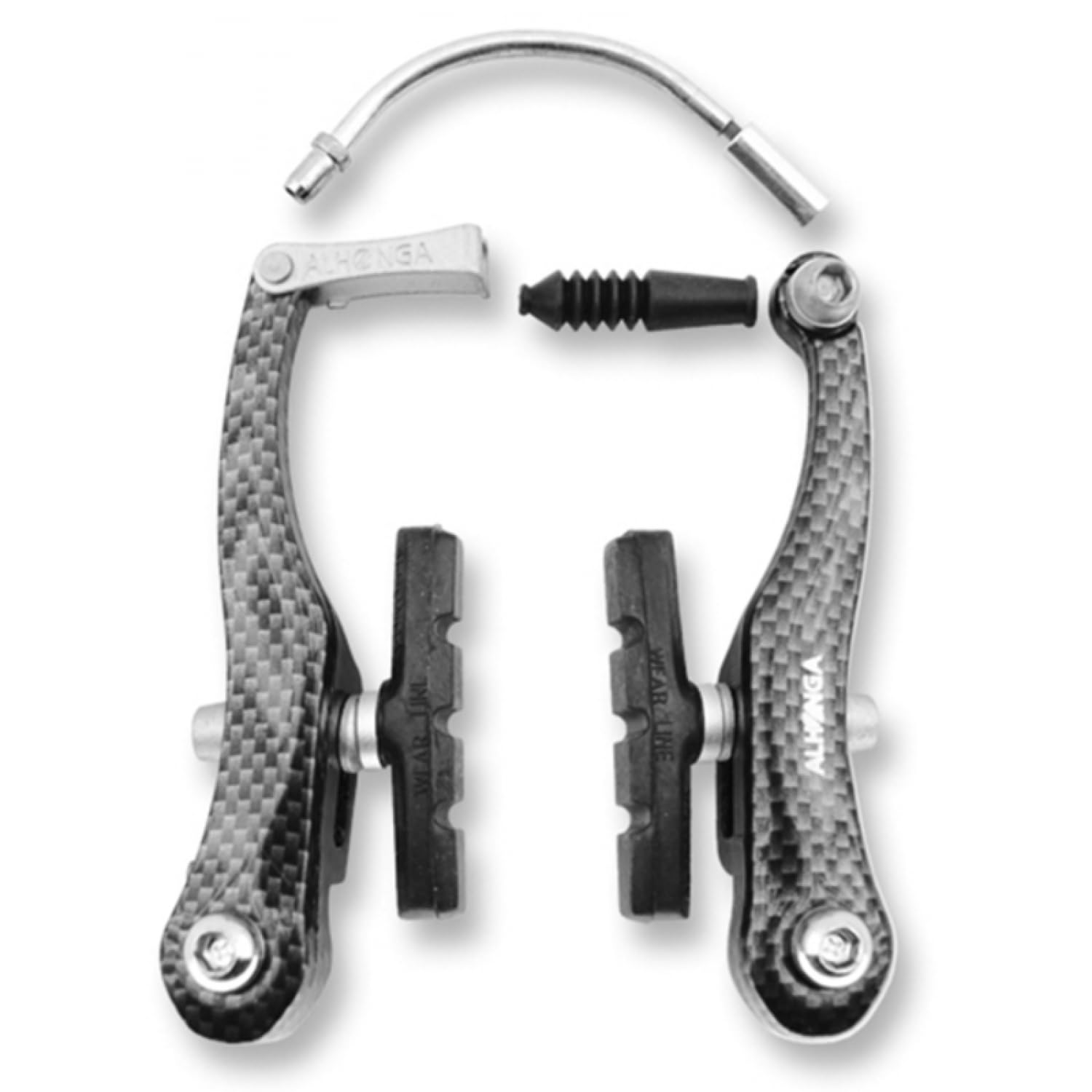 Set Bremsüberbrückung V-Bremse Aluminium Fahrrad von Alhonga