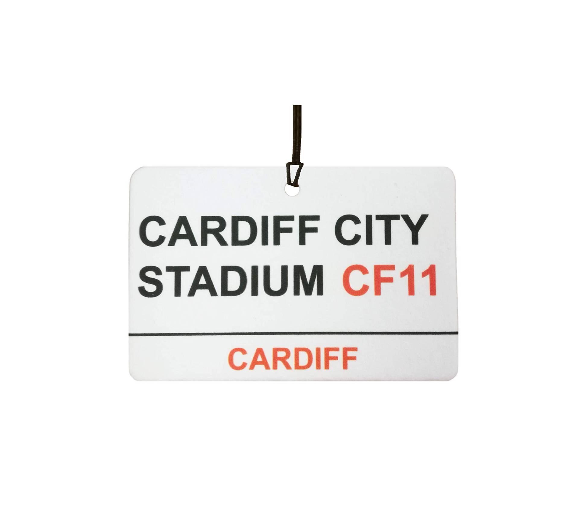 Ali Air Freshener Cardiff City Stadium Straßenschild Auto Lufterfrischer Vanille Ali Air Freshener Cardiff City Stadium Straßenschild Auto Lufterfrischer Vanille von Ali Air Freshener