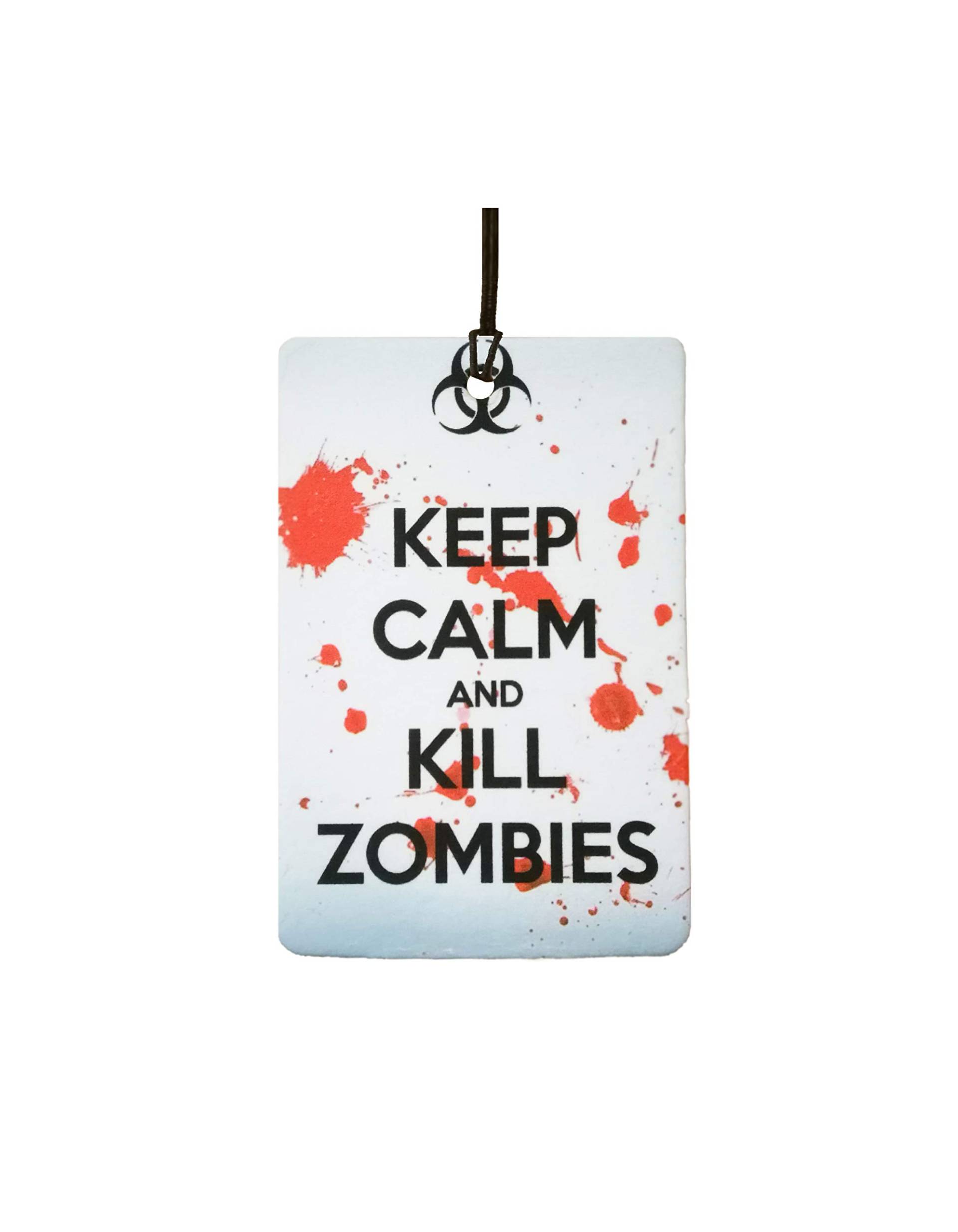 Ali Air Freshener Keep Calm and Kill Zombies/Halloween Auto Lufterfrischer von Ali Air Freshener