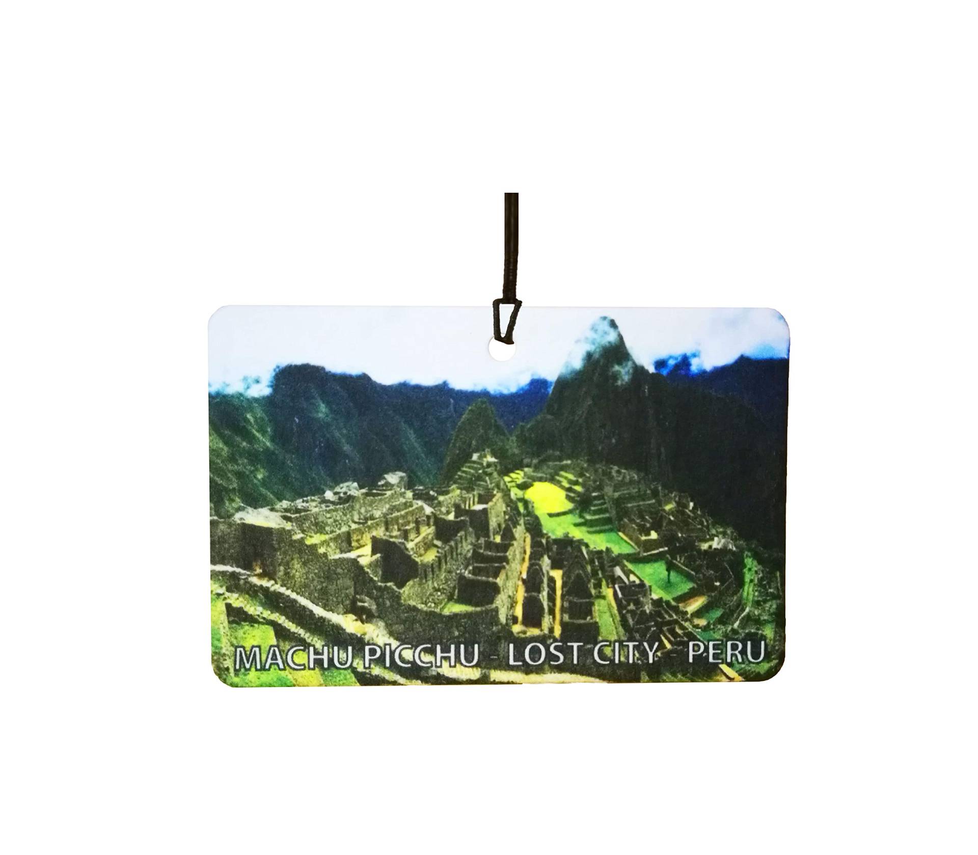 Ali Air Freshener Machu Picchu - Lost City - Peru Auto Lufterfrischer von Ali Air Freshener