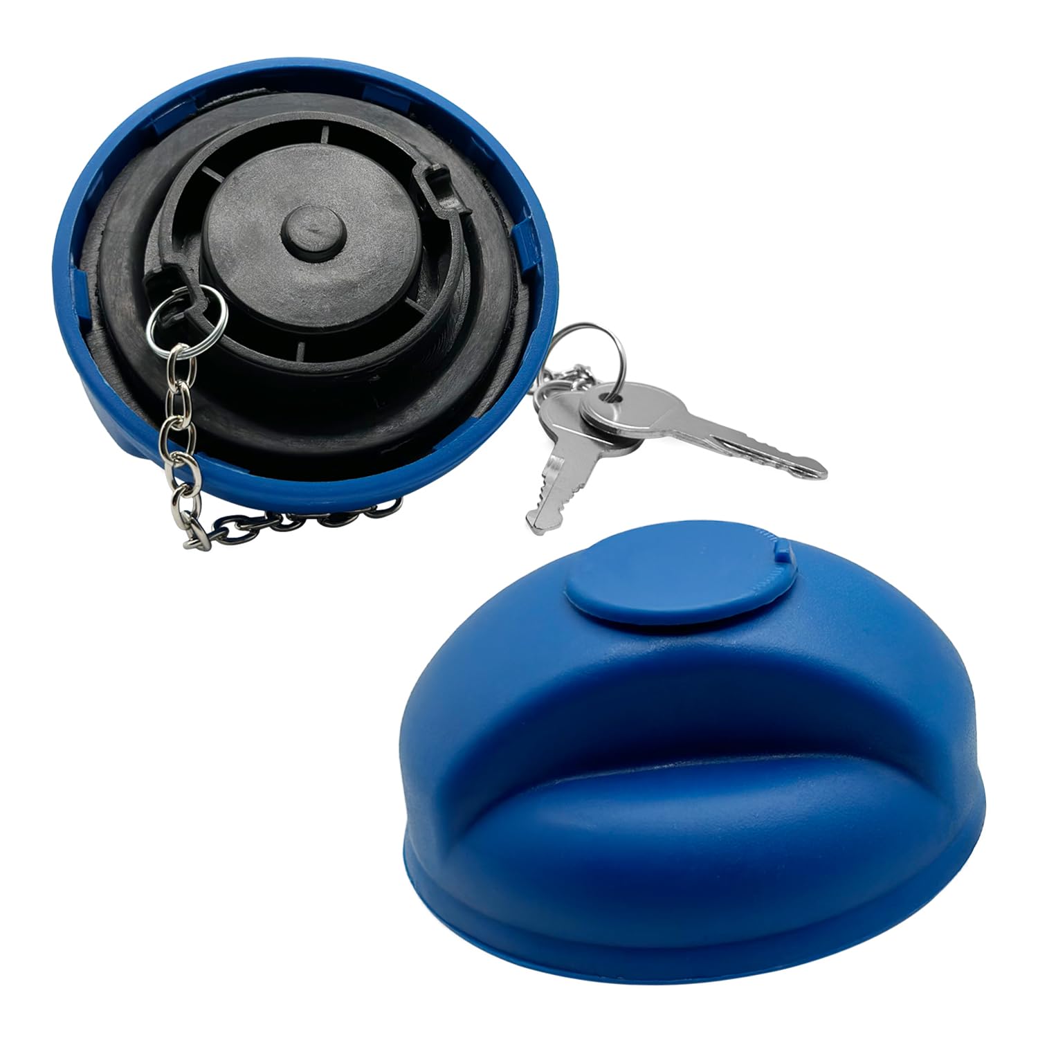 ALIGOPARTS 60mm abschließbarer AdBlue-Tankdeckel für Mercedes, Scania, Volvo, Renault Lkw – Nachrüst-Tankdeckel, 2 Schlüsseln, Kompatibel mit OEN 1759435, 21281403, 7482335595 von Aligoparts