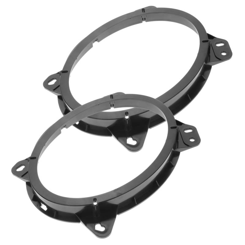 Alipis 1 Paar Lautsprecherhalterung Distanzring für den Lautsprecheradapter Lautsprecherdichtung Adapter-Distanzring fit kabelanschlüsse für autolautsprecher Plastik Black von Alipis