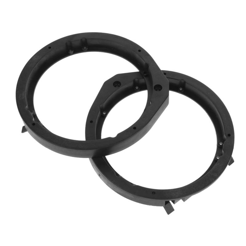 Alipis 1 Paar Lautsprecherpad Lautsprecheradapter Auto Lautsprecher Autoradio Autosprecher Auto-Lautsprecher-Adapter Fahrzeugzubehör 6,5 Lautsprecherringe Plastik Black von Alipis