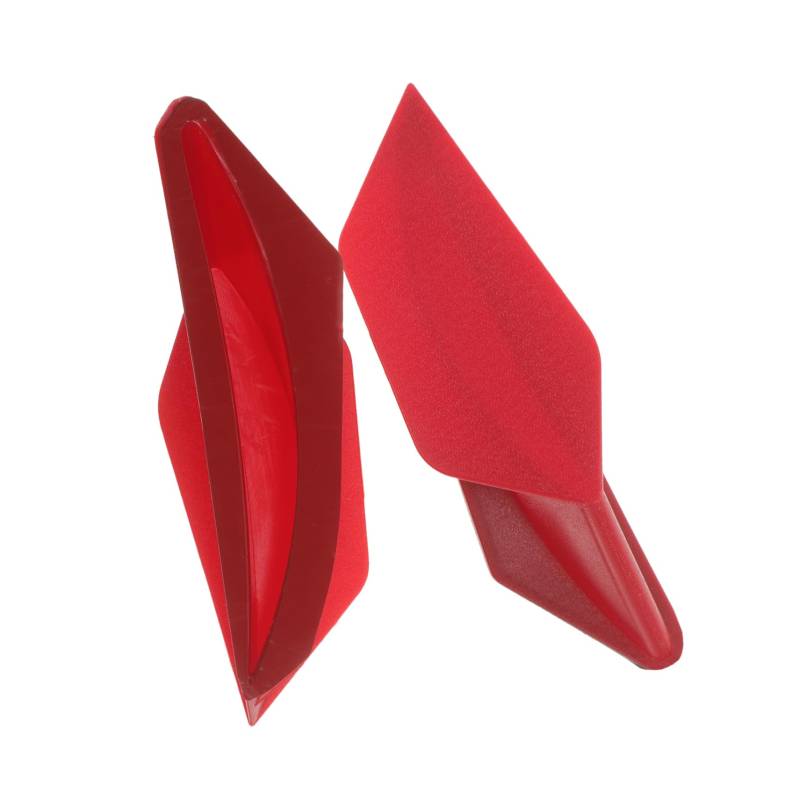 Alipis 1 Paar Motorrad Winglet Styling Winglet Rot Abs Spoiler Flügel Motorrad Winglet von Alipis