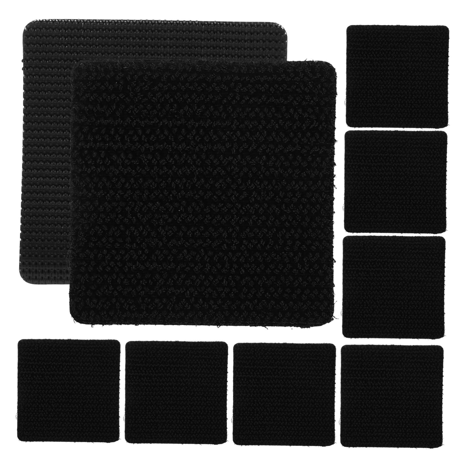 Alipis 10 Sätze Auto Fußbad Patch Teppich Automatten für SUV Klebestreifen für den Außenbereich LKW-Matten Fußmatten für Lastkraftwagen Auto Klebeband Nylon-Schmelzklebstoff Schwarz von Alipis