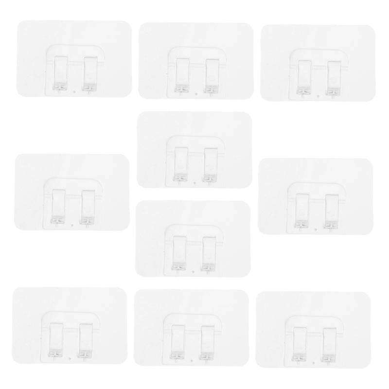 Alipis 10 Stück Aufkleber Zur Befestigung Von Auto-fußmatten Automatten-Clip Auto-fußmattengreifer Auto-fußmattenklemmen Teppichclips Auto-fußmatten-Clips Transparent Plastik von Alipis