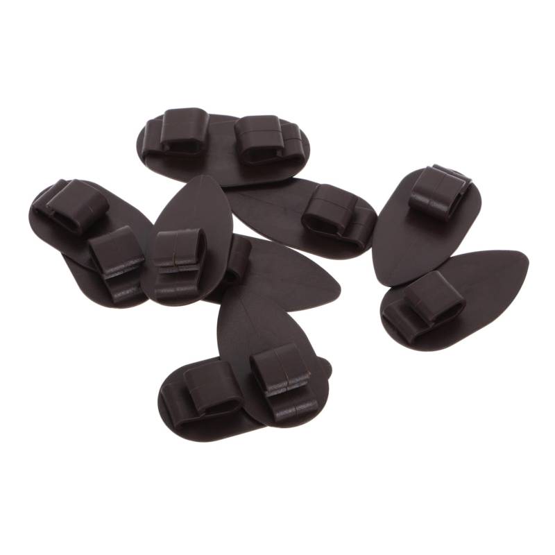 Alipis 10 Stück Autoteppichunterlage Auto-fußmatten-Clips Universal-Clips Für Auto-fußmatten Halter Für Autofußmatten Schnallen Für Automatten Plastik von Alipis