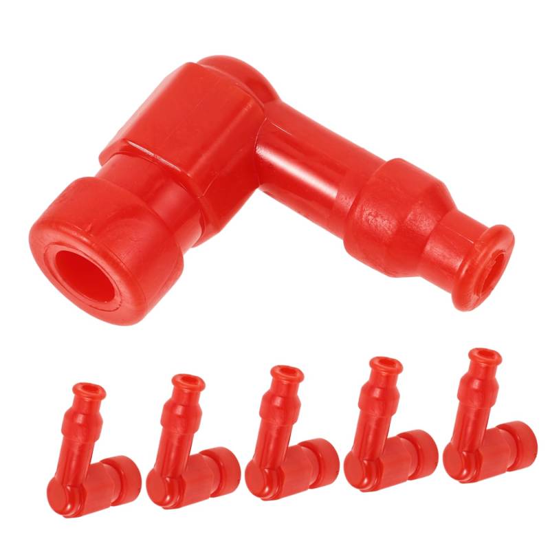 Alipis 10Stücke Teiliges Zündkerzenstecker für Roller Hitzebeständige Wasserdichte Gummihülle Modischer Farbe Zündkerzenschutz für Motorräder und Scooter von Alipis