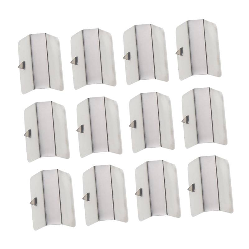 Alipis 12Stücke Windabweiser Deflektor Clips für Einfache Montage für Langlebige und Sichere Befestigung für Windschutzscheiben Verbesserte Passform von Alipis