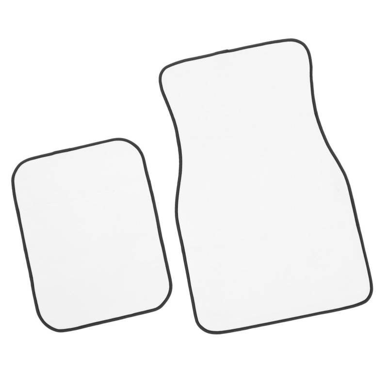 Alipis 1Satz Auto Fußmatte wasserdichte Gummimatte Mit DIY Sublimation Für Fahrzeuginnenräume Universelle Passform Für Autos Praktisch von Alipis