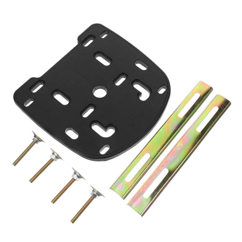 Alipis 1Satz Gepäckträger Basisplatte Robuste Halterung Für Einsetzbar Für Motorräder Stabil Und Langlebig Einfache DIY Installation von Alipis