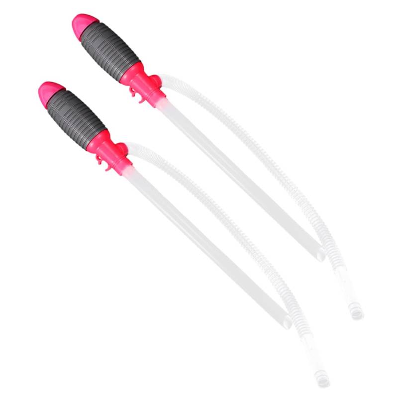 Alipis 2 Pcs Öl Extractor Iii Siphon Saug Benzin Transfer Pumpe Tragbare Auto Zubehör Kunststoff von Alipis