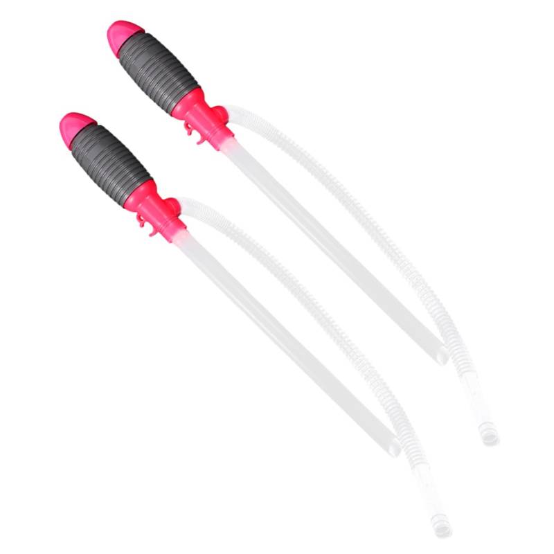 Alipis 2 Stück Benzinpumpe Iii Transfer Tragbarer Siphon Saugnapf Autozubehör Manuelle Pumpe Für Aquarium Ölpumpe Manuelle Transferpumpe Manuelle Wasserpumpe Handpumpe Kunststoff von Alipis