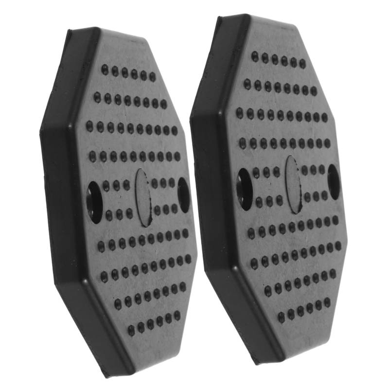 Alipis 2 Stück Gummimatte Pads stabilisierende Wagenheberpolster Jack Stützfuß Wohnmobil-Auslegerpolster Adapter Wagenheberpolster für Wohnmobile Gummiklinkenauflage Black von Alipis