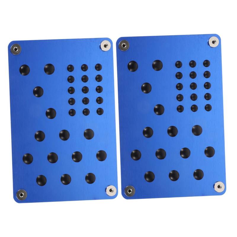 Alipis 2 Stück Seitenstufen Rutschfeste Autopedalabdeckungen Teppich Schwere Füße Flache Griffe Universal Focus X Schwarz Rosa Autos Fuß Aluminiumlegierung Blau von Alipis