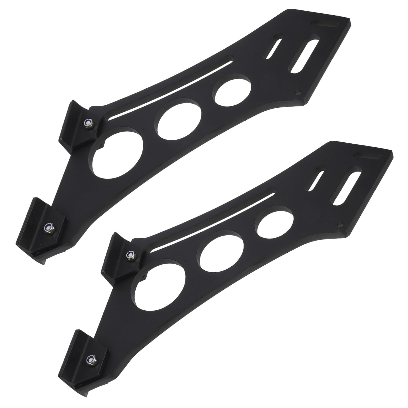 Alipis 2 Stück Spoiler Montagehalter aus Stabiler Trunk Racing Tail Bracket für Flügelinstallation Einfach zu Montieren und Verstellbar für Sportliche Autos von Alipis