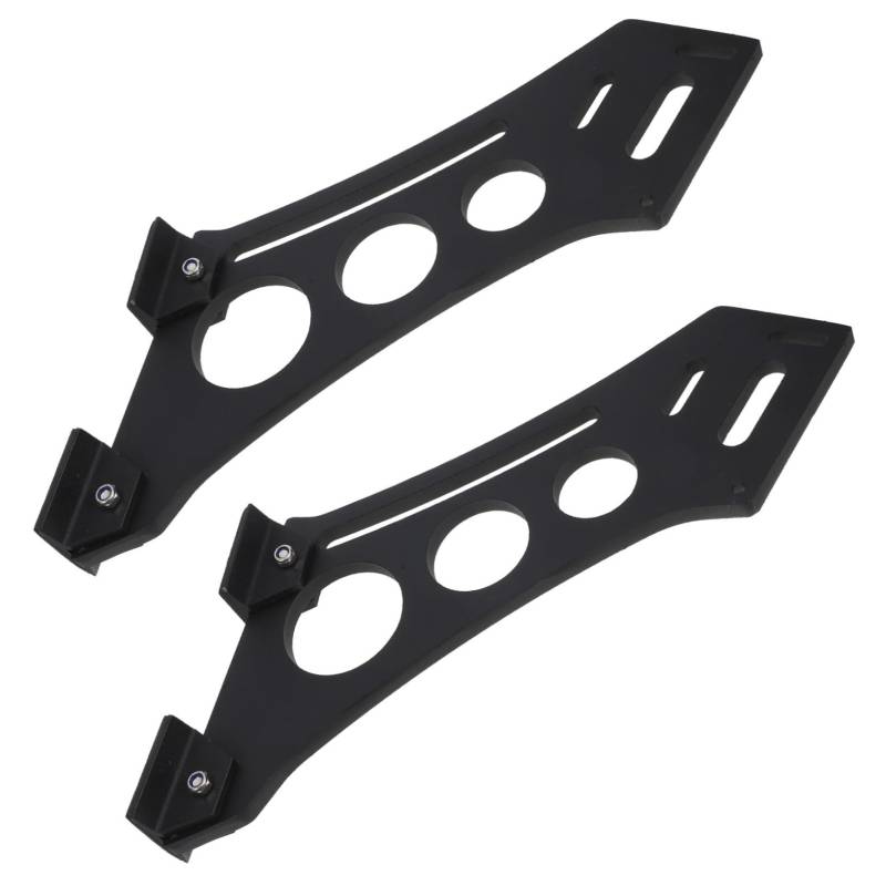 Alipis 2 Stück Spoiler Montagehalter aus Stabiler Trunk Racing Tail Bracket für Flügelinstallation Einfach zu Montieren und Verstellbar für Sportliche Autos von Alipis