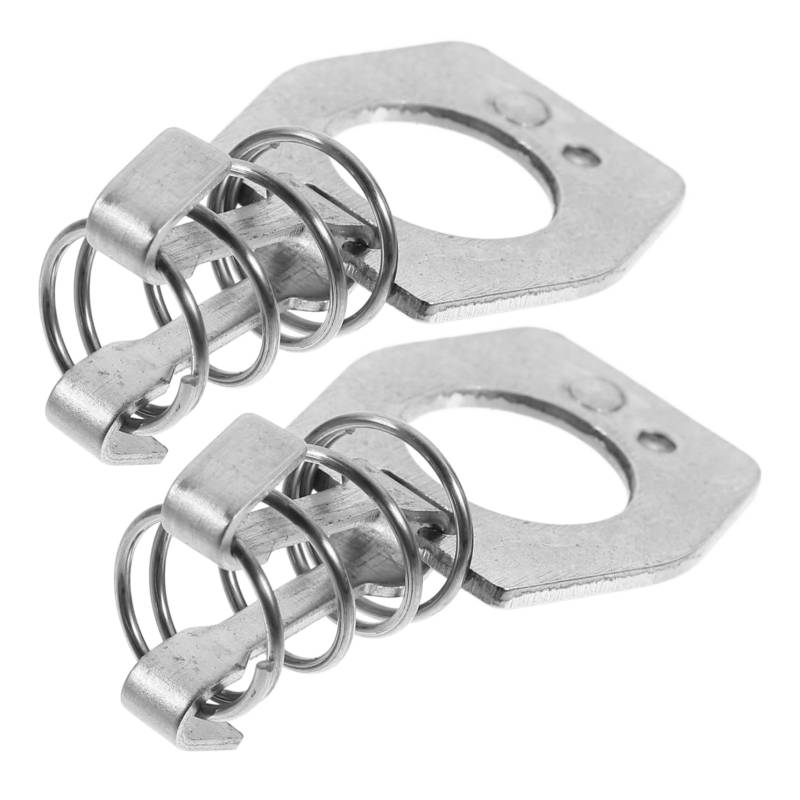 Alipis 2 Stück Türschloss des Warmwasserbereiters Tank verriegeln Sperre Schlösser Thermal- Federbeladter Latch Rostfreier Stahl Silver von Alipis