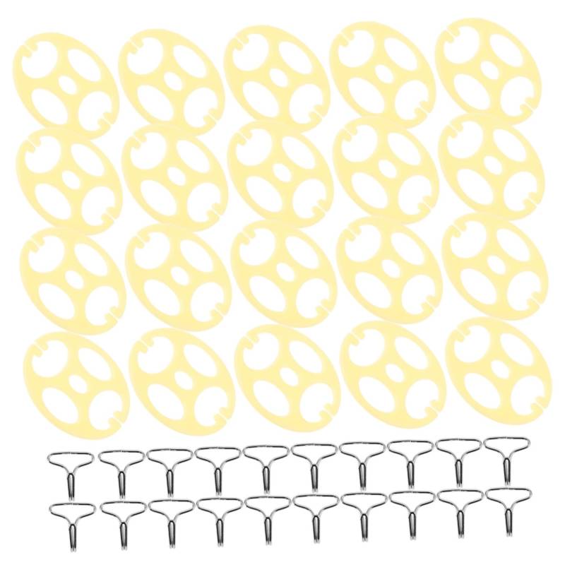 Alipis 20 Sätze Sitzabdeckungsschnalle Haken für Auto Feste Installationsschnalle Fester Verschluss Fester Klipp Autositzzubehör Sitzclips Sitzhaken Plastik Beige von Alipis