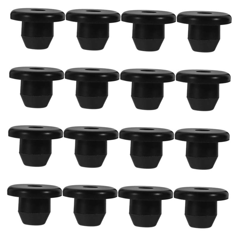 Alipis 20 Stück Öl verstopfter Gummistopfen Jack Bung Hydraulic Flasche Hydraulische Jackteile Einfüllstutzen Gummistopfen für hydraulische Wagenheber horizontaler Klinkenstecker Schwarz von Alipis