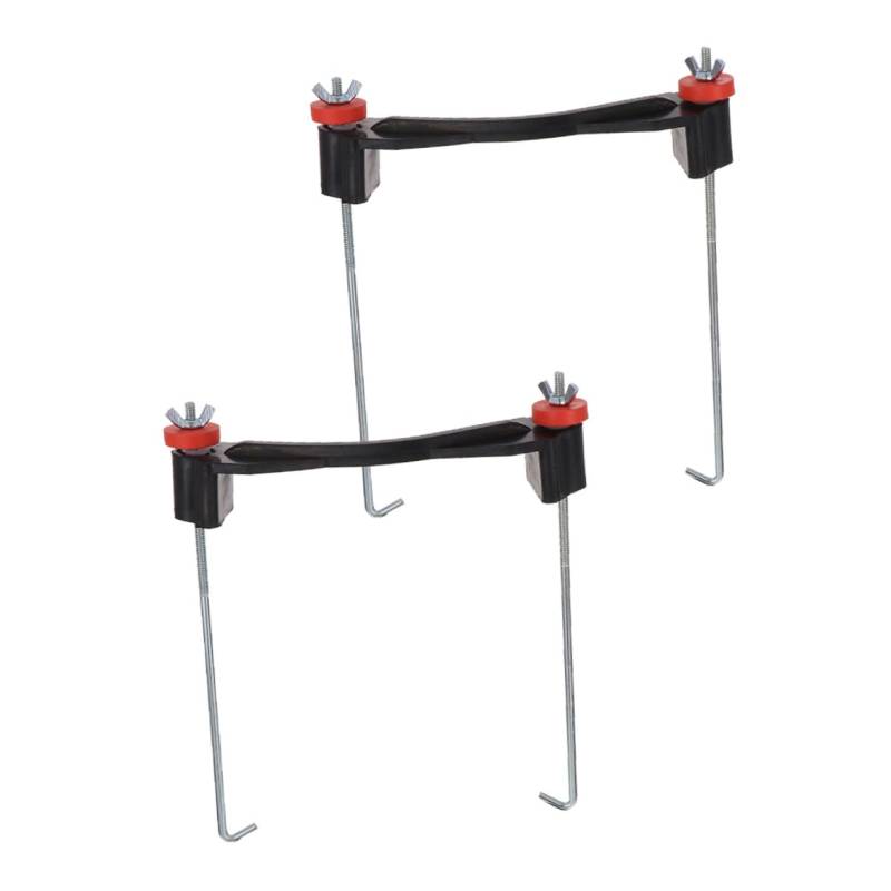 Alipis 2Sätze Autobatterie Halteklammern aus Stabiler Halter für Verschiedene Batterietypen Einfache Installation für Sicheres Batteriemanagement von Alipis