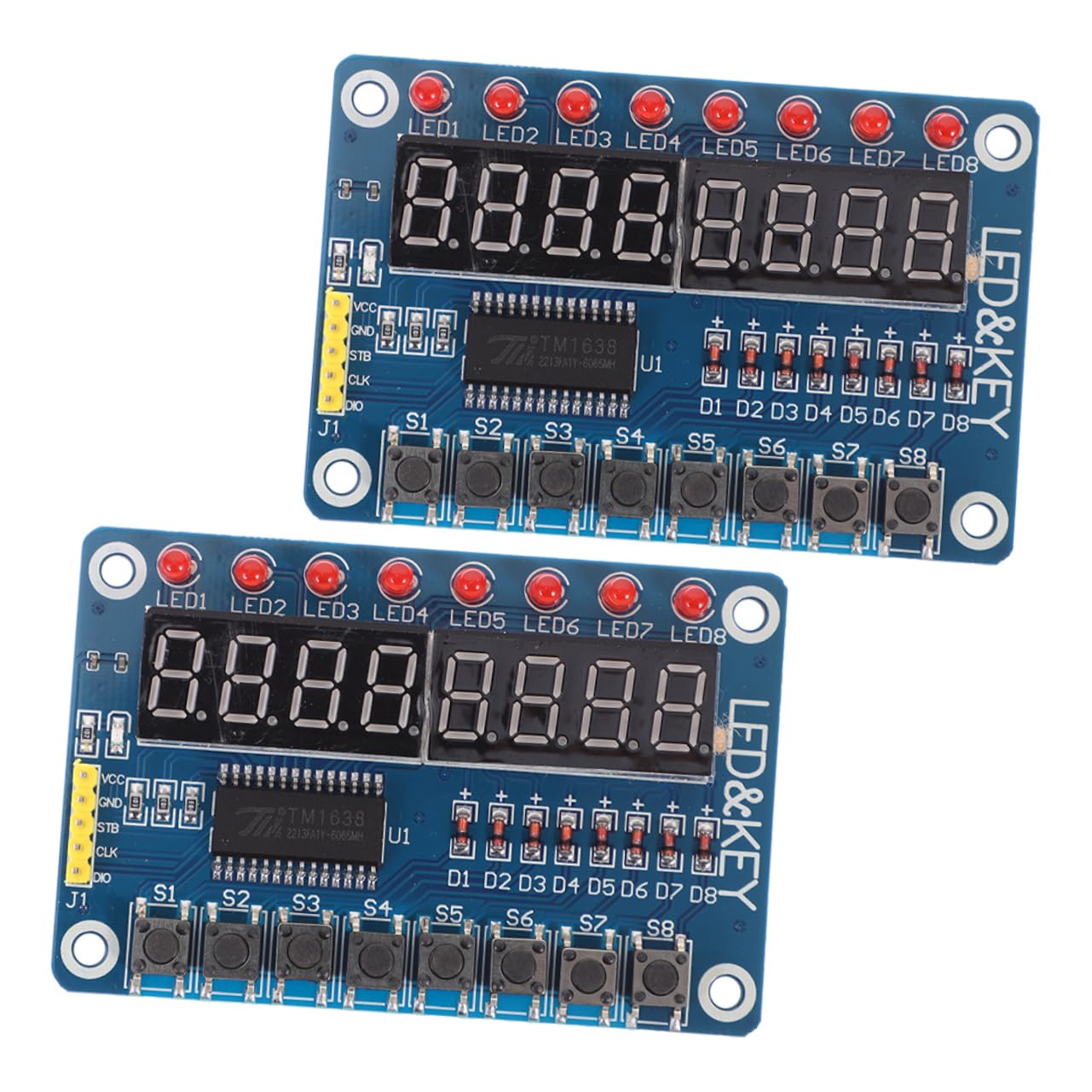 Alipis 2Stücke Tasten Mikrocontroller Anzeigemodul Mit LED Digitalröhre Displaymodul Für Avr Projekte Einfache Installation Hohe Zuverlässigkeit Für Hobbybastler Alipis 2Stücke Tasten Mikrocontroller Anzeigemodul Mit LED Digitalröhre Displaymodul Für Avr Projekte Einfache Installation Hohe Zuverlässigkeit Für Hobbybastler von Alipis