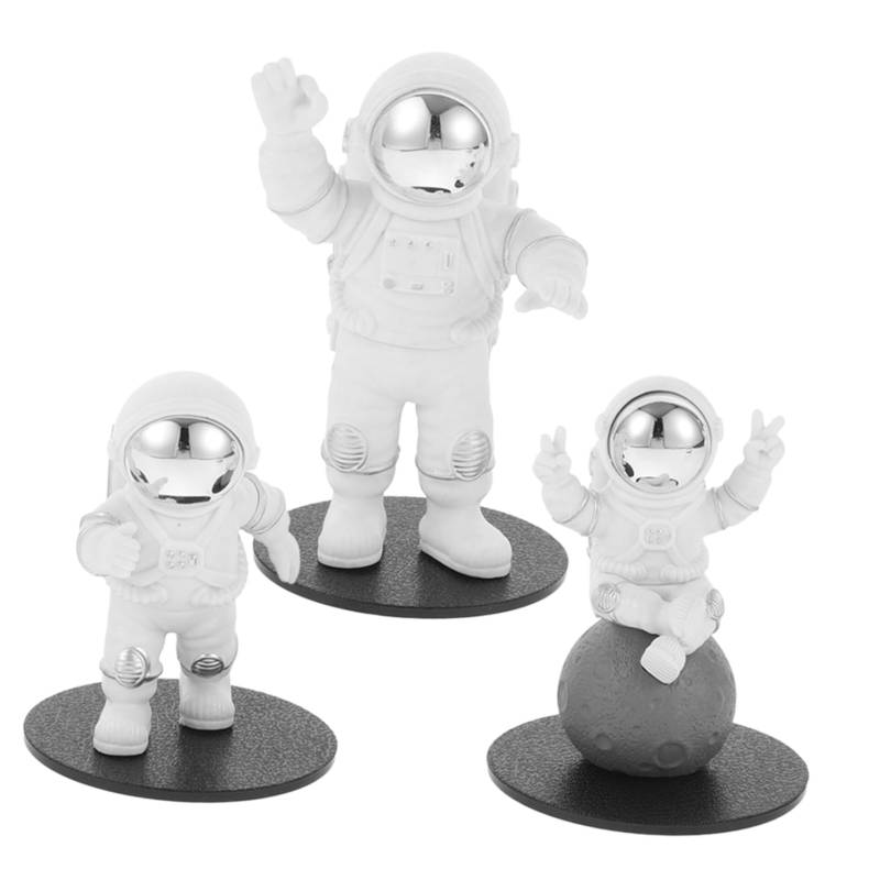 Alipis 3 Stück Autoverzierung Auto-armaturenbrett-zubehör Astronaut Für Das Armaturenbrett Dashboard-anhänger Autodekorationen Astronautenstatue Plastik von Alipis