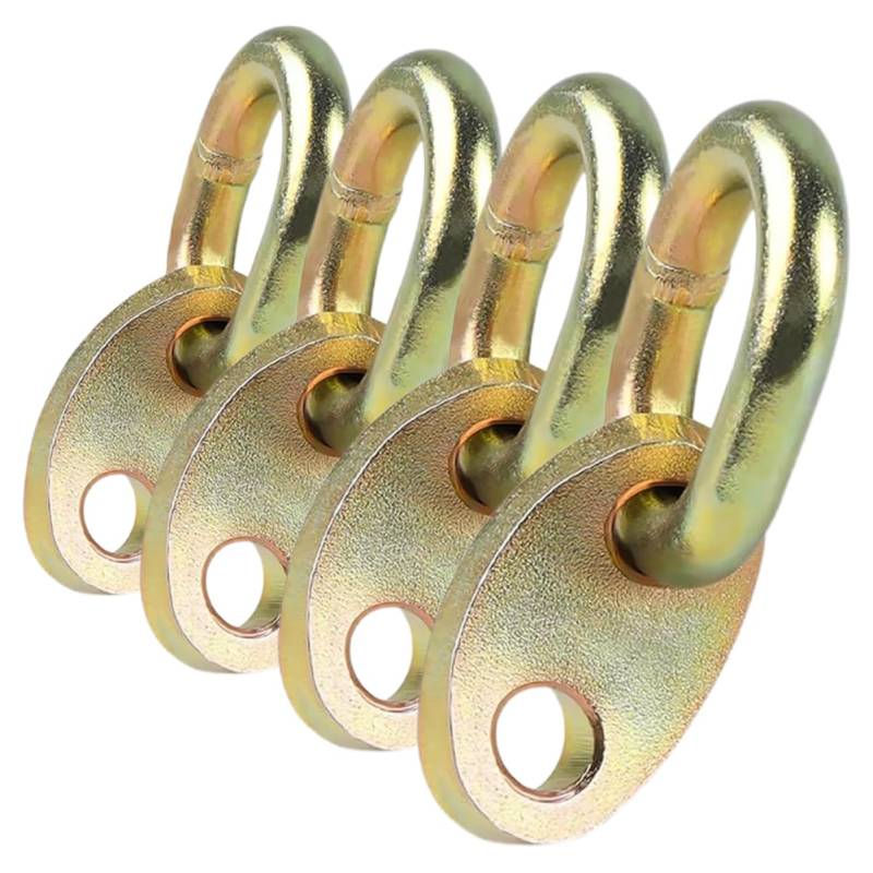 Alipis 4 Stück Motorhub-Nivellierer Motorprüfstand Einstellbare Fassanhebung automatische Hebehalterung Motorlift Motornivellierer Hebehaken Hebebügelschnalle Aluminiumlegierung Golden von Alipis