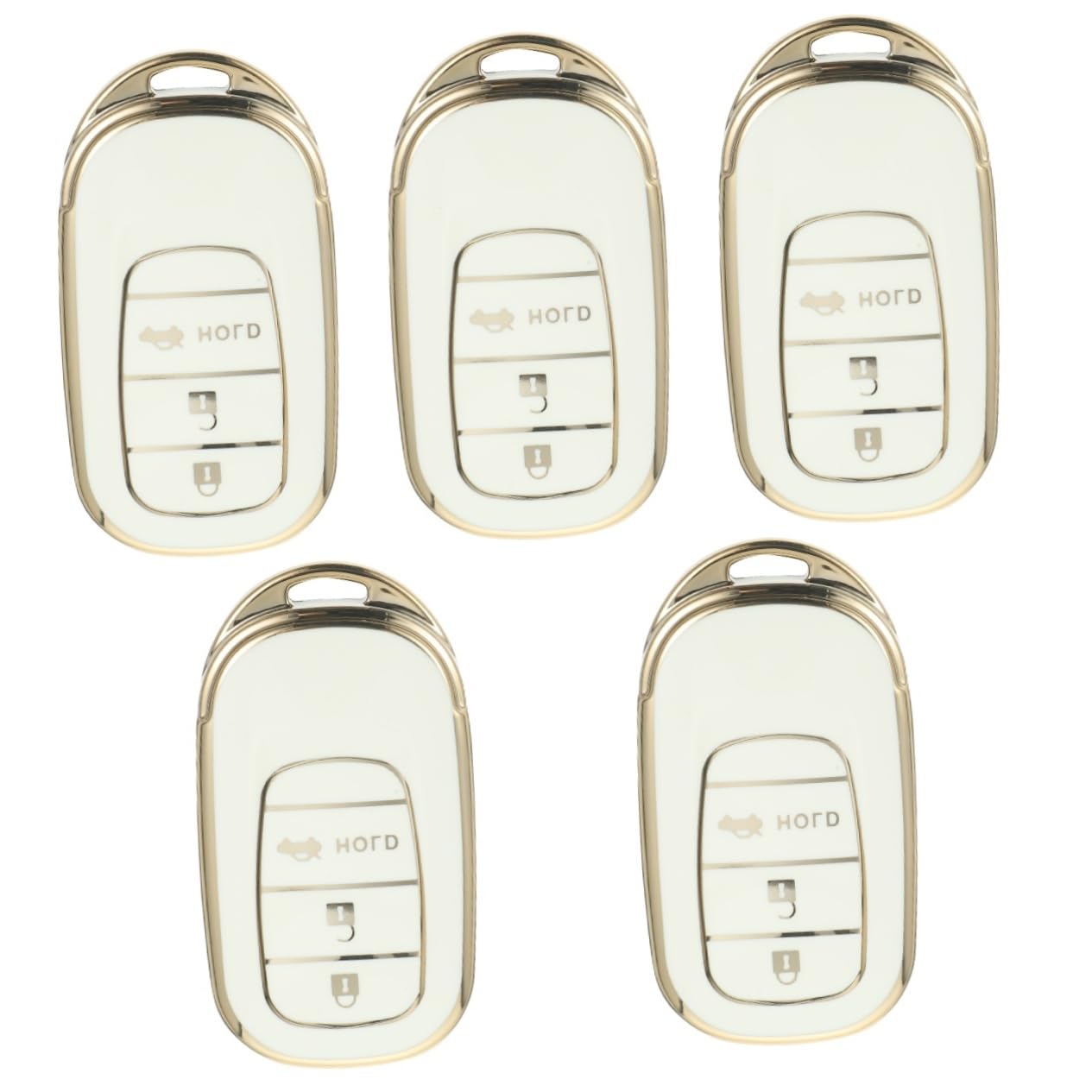 Alipis 4 Stück -Schlüsselabdeckung Autoschlüsselabdeckung Schlüsselhalter Key FOB -Abdeckung Schlüsselanhänger Abdeckung für Autoschlüssel Autoschlüsselersatzfall TPU Weiß von Alipis