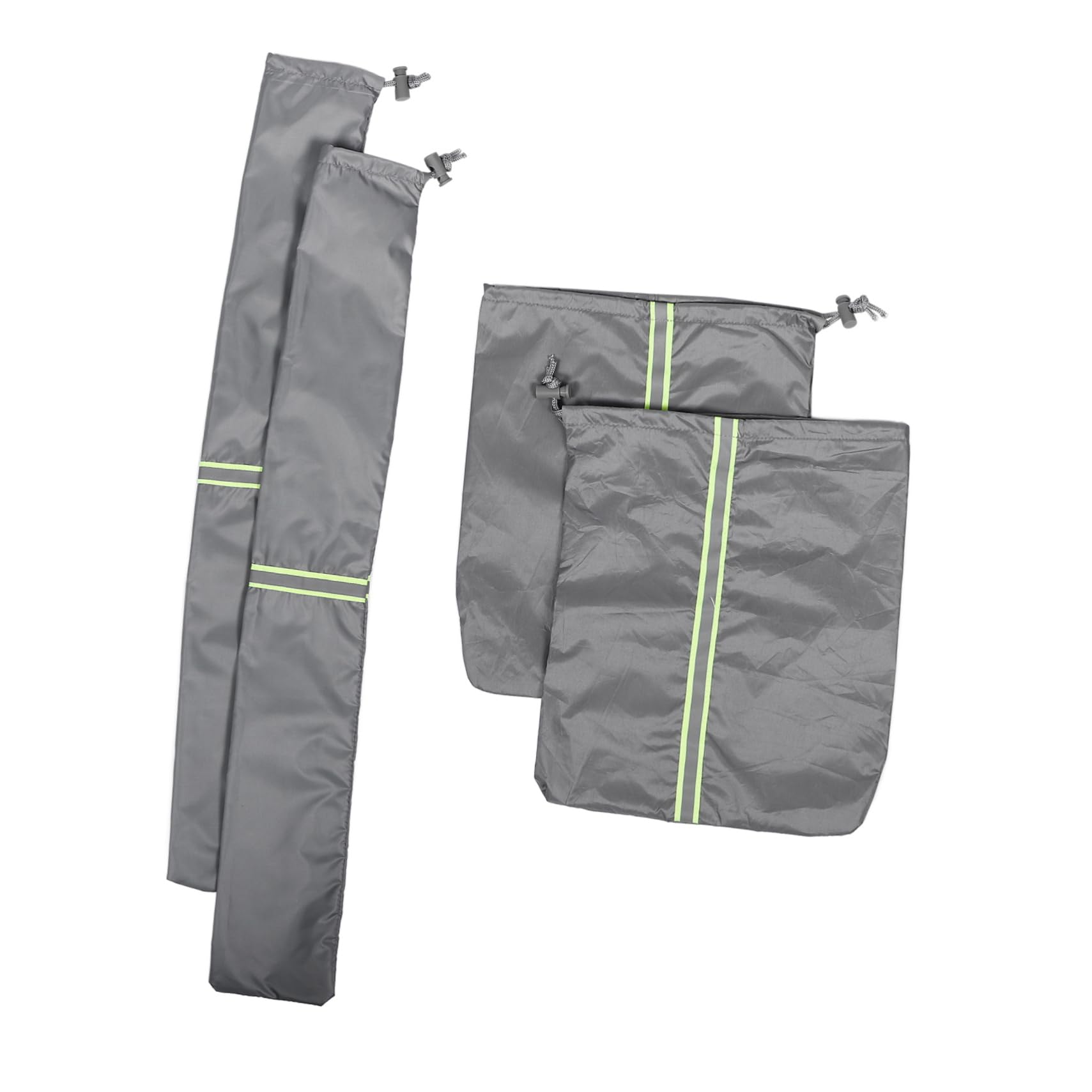 Alipis 4 Stück Wischerabdeckung Windschutzscheibenabdeckung aus Schnee Zapfenabdeckung für den Außenbereich Windschutzscheibenabdeckungen im Winter Auto Schneedecke Polyester Grau von Alipis
