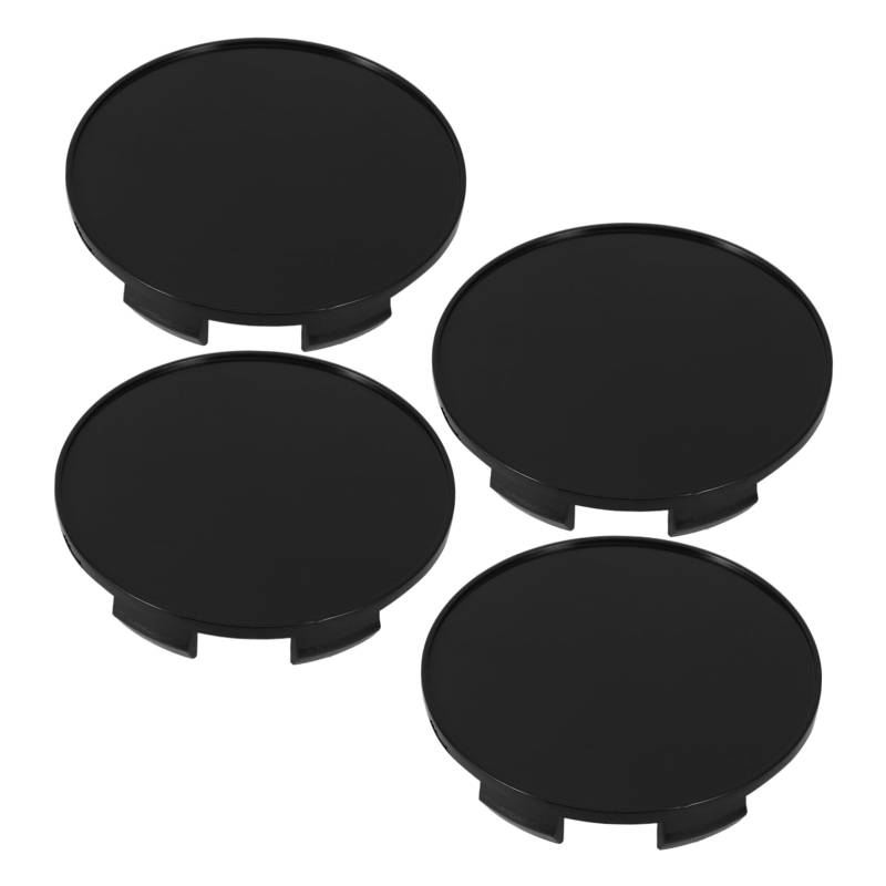 Alipis 4 Stücke Radkappen Center Caps Radkappen Rad Reifen Radkappen Abdeckungen Felgen Center Hub Cap Abdeckungen Schwarz Abs von Alipis
