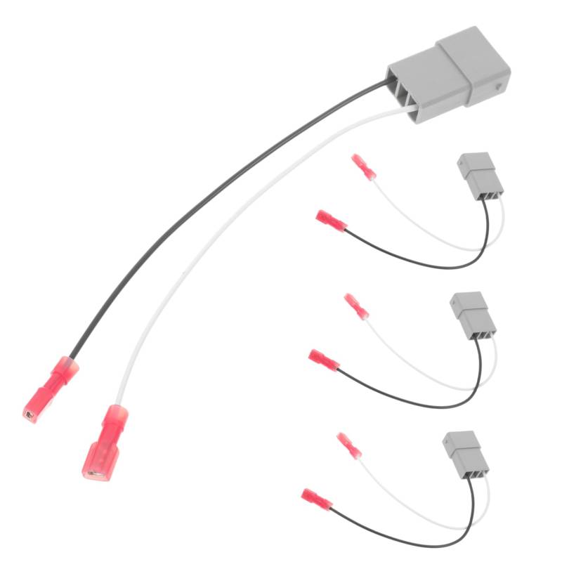 Alipis 4Stücke Lautsprecher Kabelbaum Adapter Für Verschiedene Automodelle Stabil Und Langlebig Einfache Installation Für Bessere Soundqualität Im Auto Kompatibel Mit Lautsprechern von Alipis