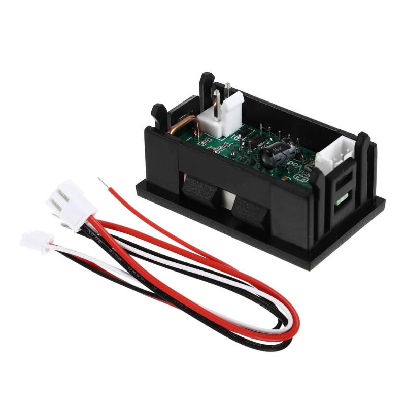 Alipis 5Stücke Auto Digital Voltmeter Amperemeter Teiliges Mit LCD Display Für Spannung Und Stromanzeige Für Kfz Und Elektronik Verpolungssicher Präzise von Alipis