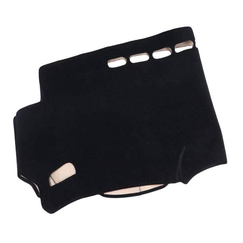 Alipis Auto Armaturenbrett Schutzmatte aus Superweichem Polyester Rutschfest und Passend für Fit Schützt Rissen und Blendung Schwarz von Alipis