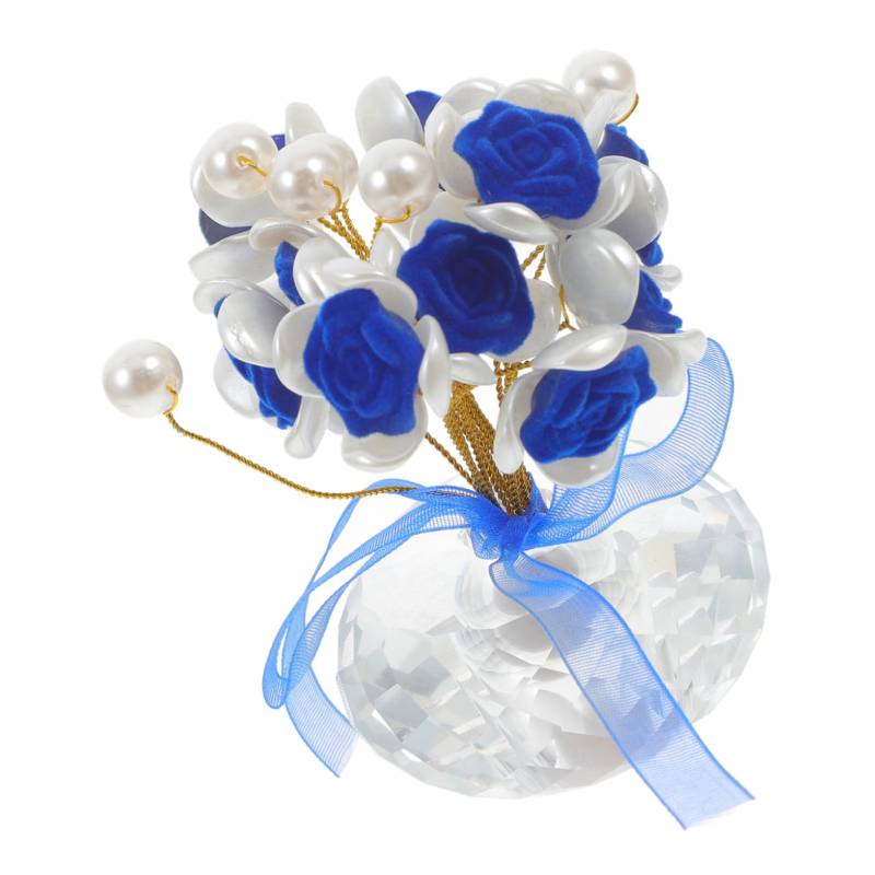 Alipis Autodekoration Ornamente Auto Blumenornament Niedliche Autodekorationen Rosa Auto Armaturenbrett Ornamente Blumen Auto Ornament Ästhetisches Autozubehör Blume Künstlicher von Alipis