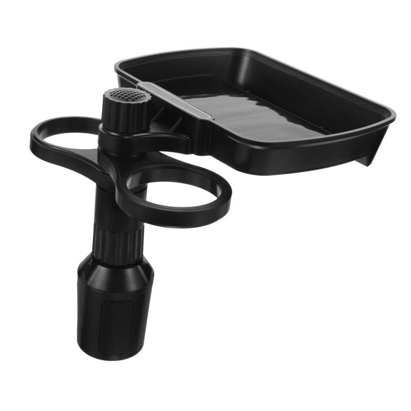 Alipis Autotablett Mit Drehung Multifunktionaler Getränkehalter Und Aufbewahrungslösung Für Snacks Und Kleine Gegenstände Im Fahrzeug Platzsparendes Design Für Becher von Alipis