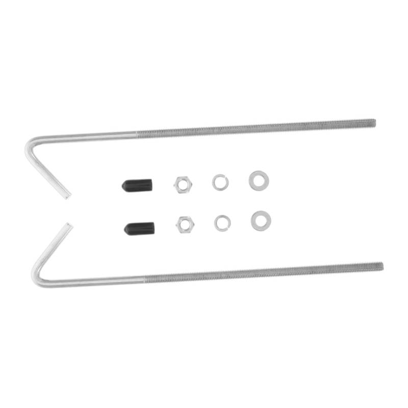 Alipis Batteriehalter Autobatteriehalter Universal Batteriehalter Batteriehalter J Bolzen Autobatterie Zubehör Batteriehalter Kit Silber Edelstahl von Alipis