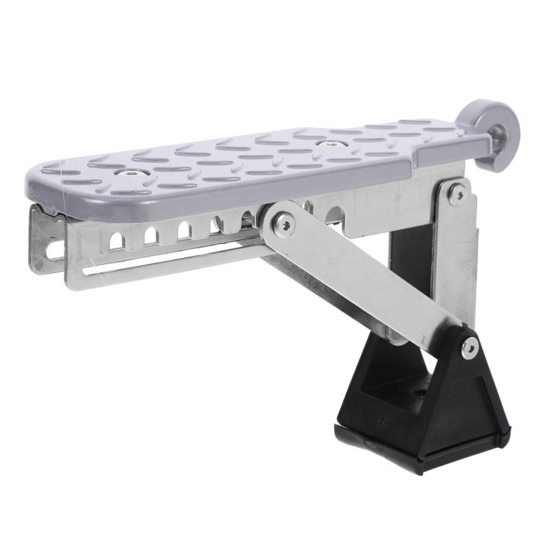Alipis Einstellbare Pedale Dach Schritt LKW-Türstufe Schwelle Zugang Universal- Anhängerstufe Autostufe LKW-Seitenstufen Stufen für LKW Auto Pedal LKW-Stufen Stahl Silver von Alipis