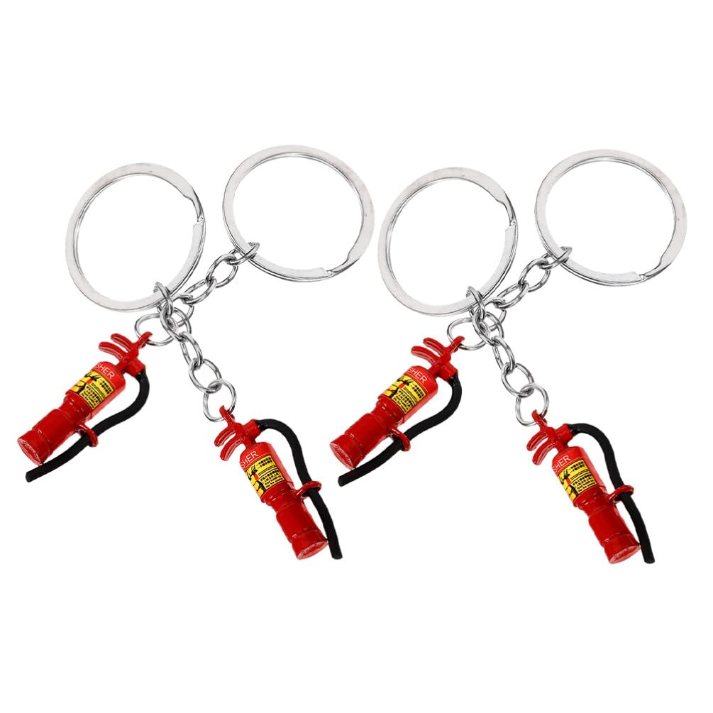 Alipis Feuerlöscher-Schlüsselanhänger 4 Stück Feuerwehrmann Feuerwehrmann-Schlüsselanhänger Feuerlöscher-Schlüsselanhänger Rucksack Handtasche Geldbörse Anhänger Hängende Verzierung Alipis Feuerlöscher-Schlüsselanhänger 4 Stück Feuerwehrmann Feuerwehrmann-Schlüsselanhänger Feuerlöscher-Schlüsselanhänger Rucksack Handtasche Geldbörse Anhänger Hängende Verzierung von Alipis